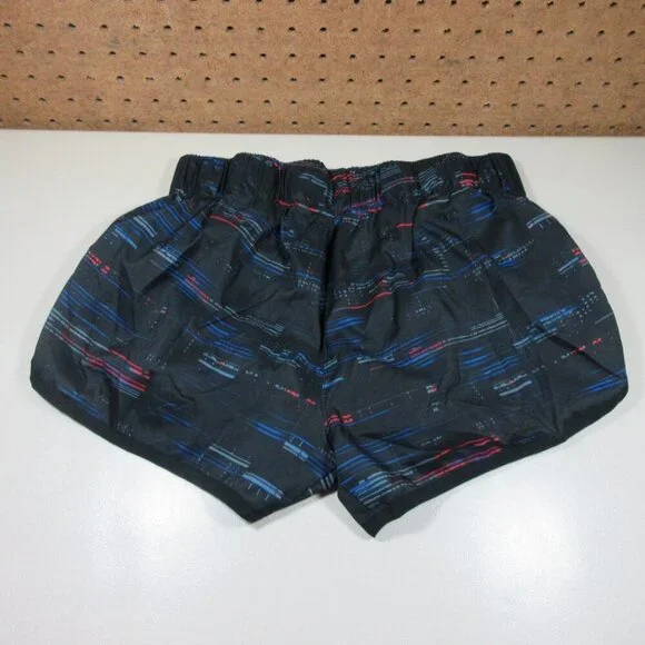 adidas womens black blue gray red lines Energy Climalite running shorts XS - Picture 5 of 5